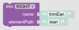 trimNormalizer RIGHT
